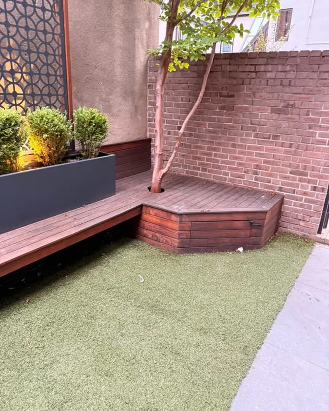 Patio cleanout: after