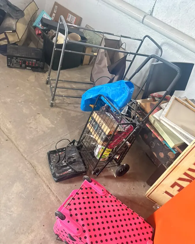 Storage room cleanout: before